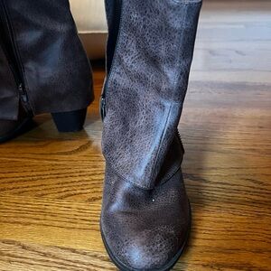 Brown Leather Women's Boots
